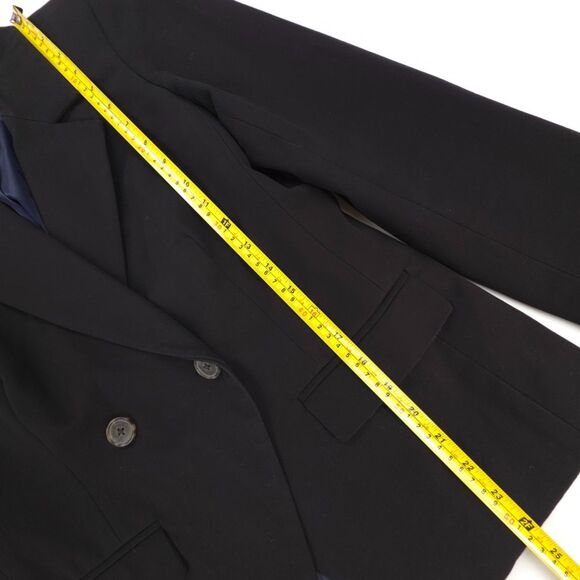 NEW J Crew Devon blazer in Bi-stretch cotton blend Black Old Money Quiet Luxury - Picture 4 of 9